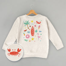 Load image into Gallery viewer, Beach Doodles (Kids Back Print)