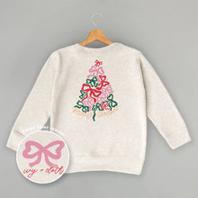Load image into Gallery viewer, Merry Christmas Bow Tree (Kids Back Print)