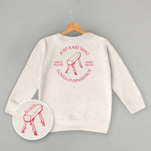 Load image into Gallery viewer, Just A Kid Who Loves Gymnastics (Kids Back Print)
