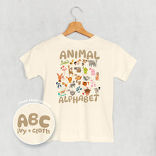 Load image into Gallery viewer, ABC Animals (Kids Back Print)