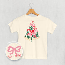 Load image into Gallery viewer, Merry Christmas Bow Tree (Kids Back Print)