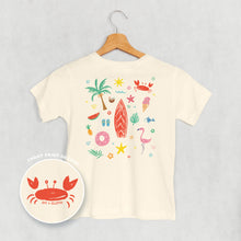 Load image into Gallery viewer, Beach Doodles (Kids Back Print)