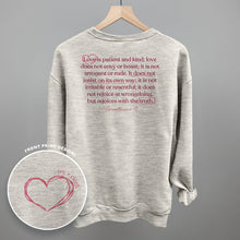 Load image into Gallery viewer, Love Is Patient And Kind (Back Print)