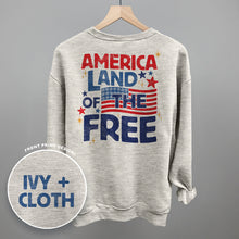Load image into Gallery viewer, America Land Of The Free Distressed (Back Print)