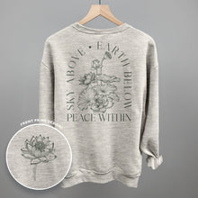 Load image into Gallery viewer, Sky Above Earth Below Peace Within (Back Print)