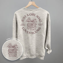 Load image into Gallery viewer, Just A Girl Who Loves Books (Back Print)