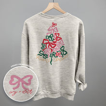 Load image into Gallery viewer, Merry Christmas Bow Tree (Back Print)