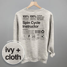 Load image into Gallery viewer, Spin Cycle Instructor Nutrition Facts (Back Print)