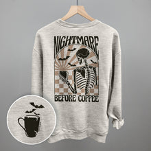 Load image into Gallery viewer, Nightmare Before Coffee (Back Print)