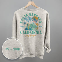 Load image into Gallery viewer, Santa Barbara, CA Surf The Sun (Back Print)