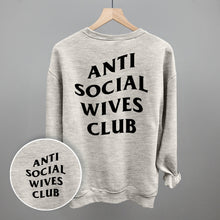 Load image into Gallery viewer, Anti Social Wives Club (Black) (Back Print)