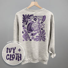 Load image into Gallery viewer, Floral Game Day Purple (Back Print)