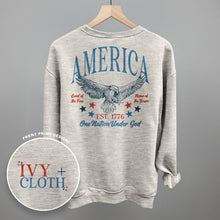 Load image into Gallery viewer, America Red &amp; Blue Eagle (Back Print)