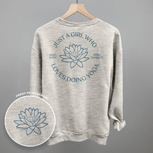 Load image into Gallery viewer, Just A Girl Who Loves Doing Yoga (Back Print)
