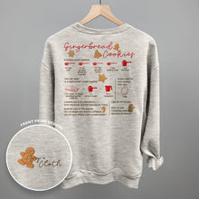 Load image into Gallery viewer, Gingerbread Cookie Recipe (Back Print)