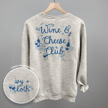 Load image into Gallery viewer, Wine &amp; Cheese Club (Back Print)