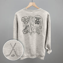 Load image into Gallery viewer, Hockey Mom Doodle (Back Print)