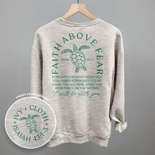 Load image into Gallery viewer, Faith Above Fear Turtle (Back Print)