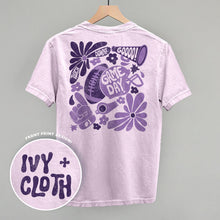 Load image into Gallery viewer, Floral Game Day Purple (Back Print)