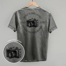 Load image into Gallery viewer, Just A Girl Who Loves Photography (Back Print)