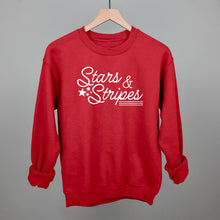 Load image into Gallery viewer, Stars &amp; Stripes White Script