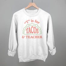 Load image into Gallery viewer, T is for Tacos and Teacher (Red and Green)
