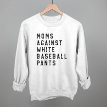 Load image into Gallery viewer, Moms Against White Baseball Pants