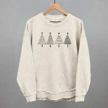 Load image into Gallery viewer, Christmas Tree Doodles (Black)