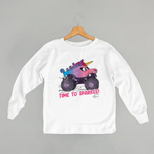 Load image into Gallery viewer, Time To Sparkle Unicorn Monster Truck (Kids)