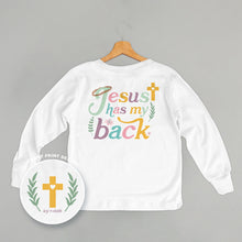 Load image into Gallery viewer, Jesus Has My Back (Kids Back Print)