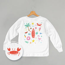 Load image into Gallery viewer, Beach Doodles (Kids Back Print)