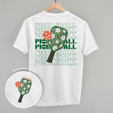 Load image into Gallery viewer, Pickleball Floral Repeated (Back Print)