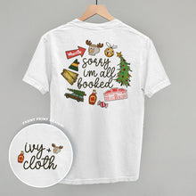 Load image into Gallery viewer, Sorry I'm All Booked Christmas Movies (Back Print)