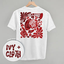 Load image into Gallery viewer, Floral Game Day Red (Back Print)
