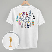 Load image into Gallery viewer, Glitter Champagne Bottles Doodle (Back Print)