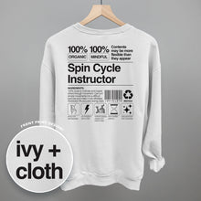 Load image into Gallery viewer, Spin Cycle Instructor Nutrition Facts (Back Print)