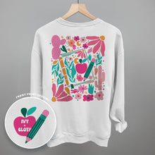 Load image into Gallery viewer, Abstract Floral Teacher Doodle (Back Print)