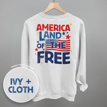 Load image into Gallery viewer, America Land Of The Free Distressed (Back Print)