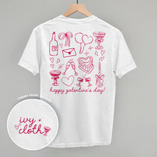 Load image into Gallery viewer, Galentine's Pink Doodles (Back Print)