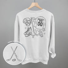 Load image into Gallery viewer, Hockey Mom Doodle (Back Print)