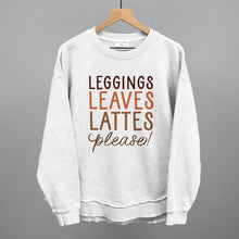 Load image into Gallery viewer, Leggings, Leaves, Lattes Please!
