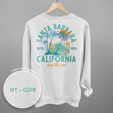 Load image into Gallery viewer, Santa Barbara, CA Surf The Sun (Back Print)