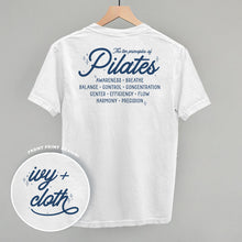 Load image into Gallery viewer, The 10 Principles Of Pilates (Back Print)