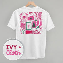 Load image into Gallery viewer, Jesus Is The Reason Pink Doodles (Back Print)