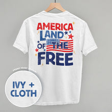 Load image into Gallery viewer, America Land Of The Free Distressed (Back Print)
