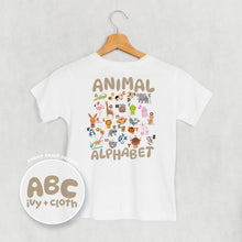 Load image into Gallery viewer, ABC Animals (Kids Back Print)