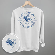 Load image into Gallery viewer, Just A Girl Who Loves Sewing (Back Print)