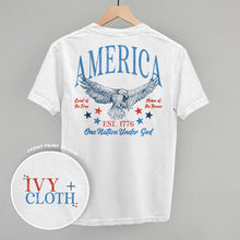 Load image into Gallery viewer, America Red &amp; Blue Eagle (Back Print)