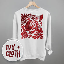 Load image into Gallery viewer, Floral Game Day Red (Back Print)