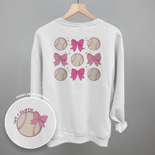 Load image into Gallery viewer, Baseball and Bows (Back Print)